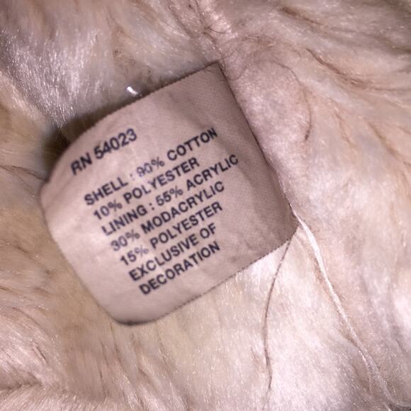 GAP Hooded Faux Fur lined Vest size M - Picture 4 of 7